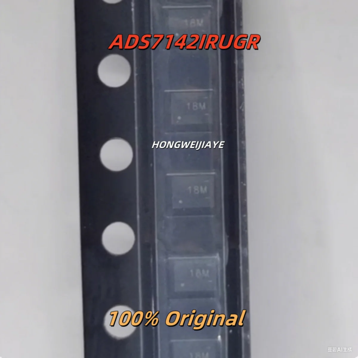 

5PCS 100% New ADS7142IRUGR 18M X2-QFN-10 Brand New Original Chips ic