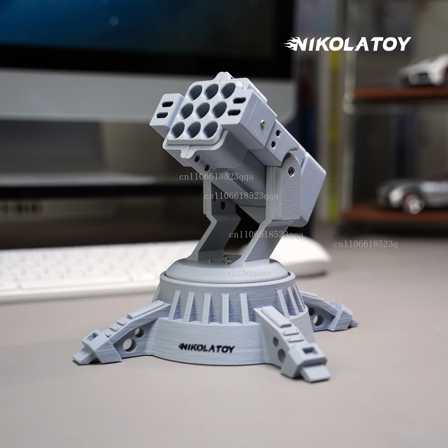 Pen holder storage box Infrared sensor gesture guide DIY office desktop ornament