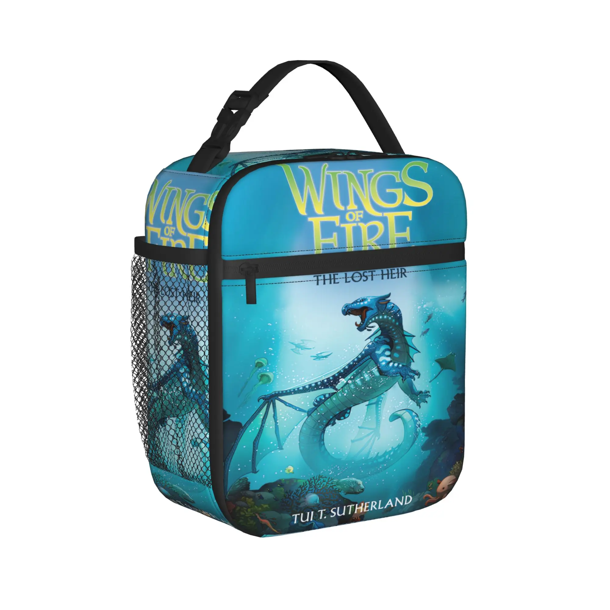 Wings of Fire Lunch Bag  Funny Lunch Box Travel Portable Thermal Tote Handbags For Women Waterproof Designer Cooler Bag