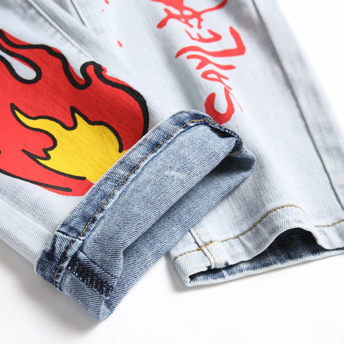 High Quality Hip Hop Youth Cargo Pants Fashion Casual Streetwear Style Men Jeans 2023 New Tide Boy Friend Slim Denim Trousers