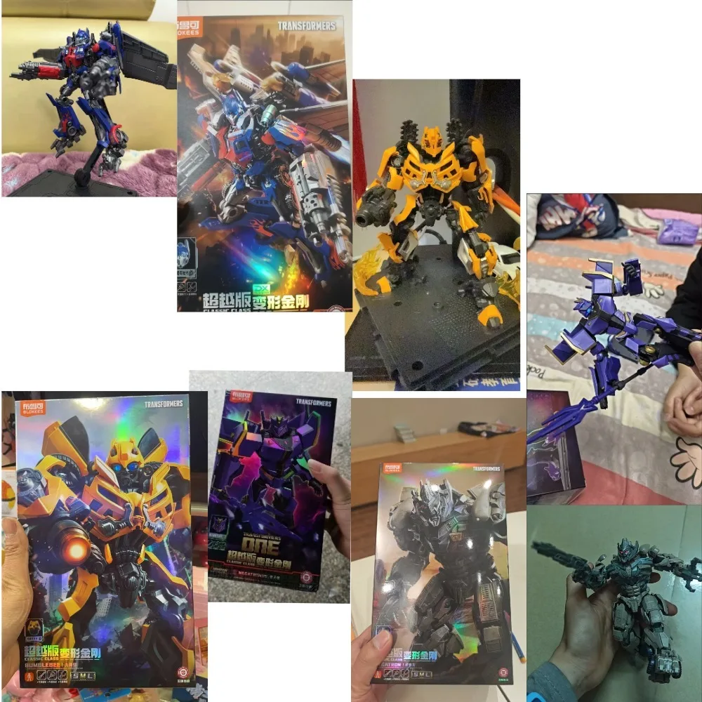 Blokees Transformers Optimus Prime Skyfire The Fallen Primus Megatronus Prime Megatron Bumblebee Figura de Acción IDW JET WING Juguetes