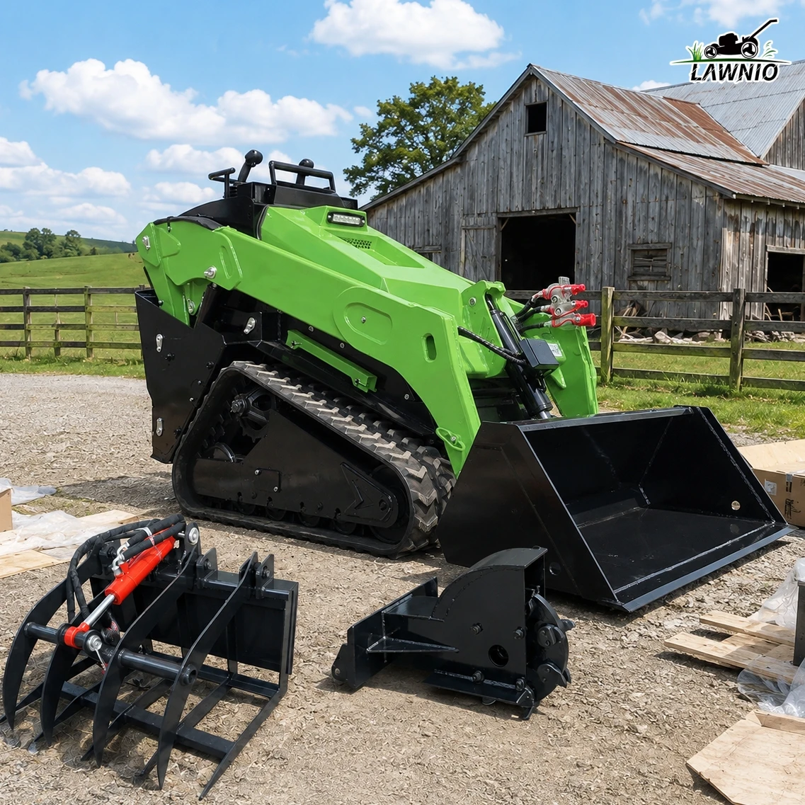 Popular Model Mini Loader  Hydraulic Pilot Control Powerful Hydraulic Performance for Road Maintenance Skid Steer