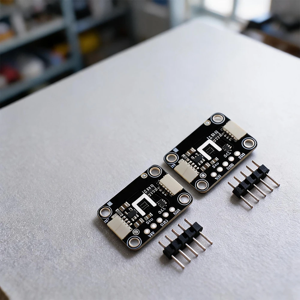 2pc SHT41 Digital Temperature Humidity Sensor Module High Precision I2C Interface For STEMMA QT Smart=Home=IoT Monitoring Projec