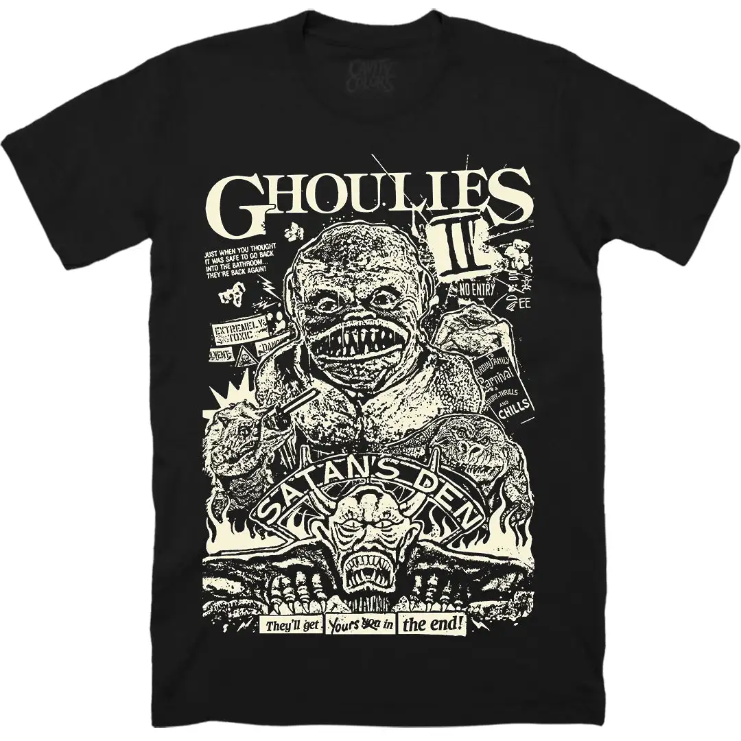 GHOULIES II ENTER IF YOU DARE - T-SHIRT (GLOW IN THE DARK)