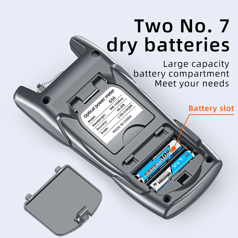 مقياس طاقة الألياف الضوئية SAIVXIAN - جهاز اختبار الإضاءة والتوهين عالي الدقة #5