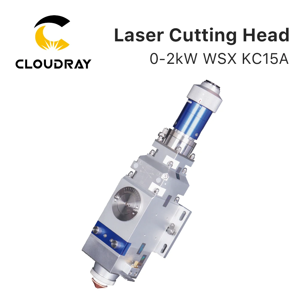 Cloudray WSX 0-2kw Fiber Laser Cutting Head KC15 Manual Cutting Head 2000W for Metal Cutting