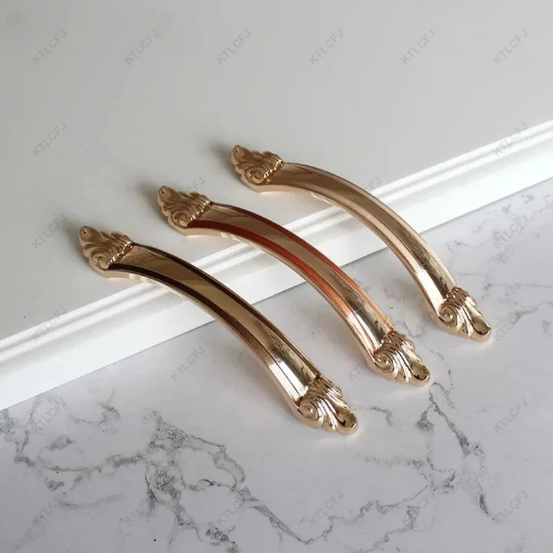 European Ivory White Drawer Handles Wardrobe Doors Zinc Alloy Handles Modern Minimalist Cabinet Doors Cabinets Amber Handles