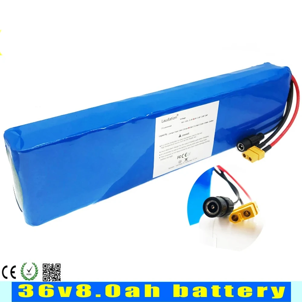 

36v 8ah 10s3p Lithium-Ion Battery For 500W Electric Bicycle Motor With15A BMS Xt60 18650 Rechargeable Battery Dropshipping