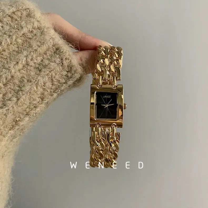 

WENEED Niche Square Watch Women's 2026 New Women's Light Luxury Bracelet Retro Women's Watch