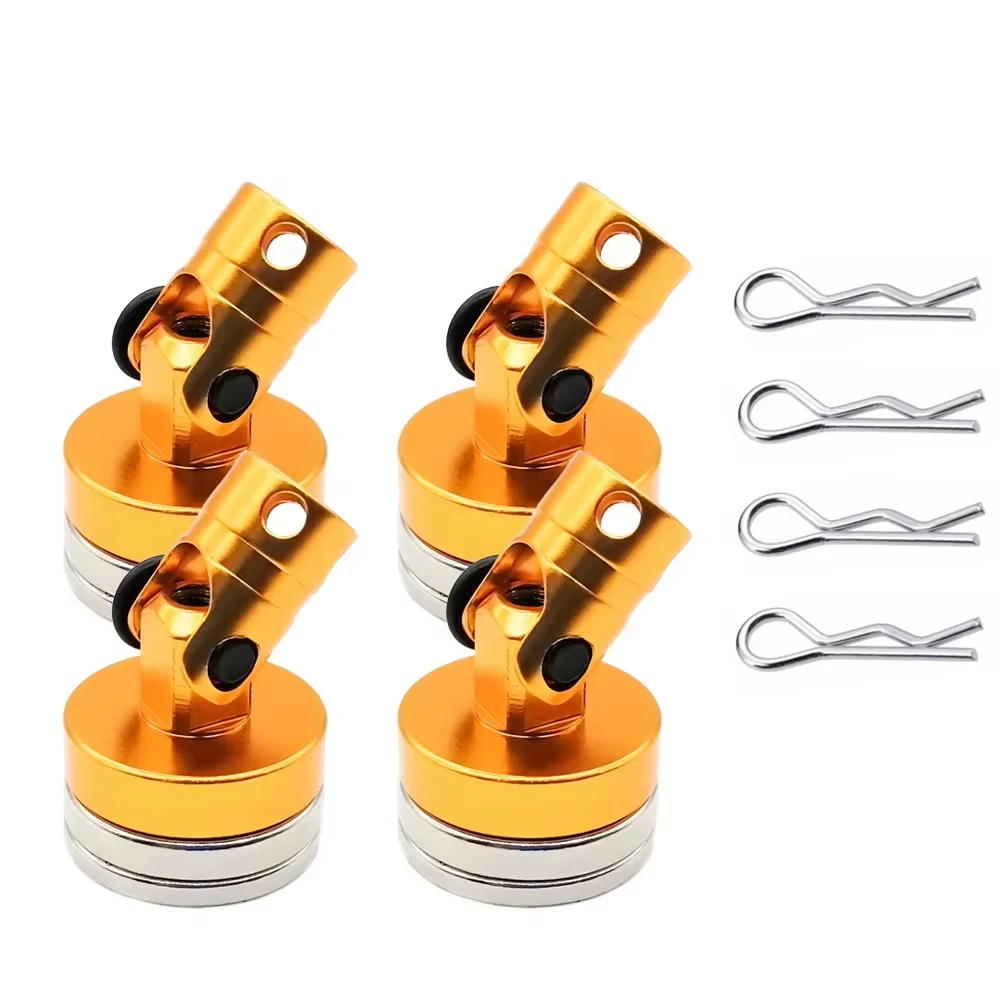 1set RC Car Drift Remote Control Car Shell Strong Magnet Stealth Body Post Contact Shell Column For 1/10 Scale Models TT01 TT02