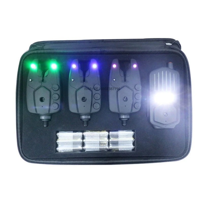 

Черный 2958 4+1 Высокочувствительный европейский беспроводной водонепроницаемый прочный большой обратный механизм для рыбалки, сигнализация поклевки