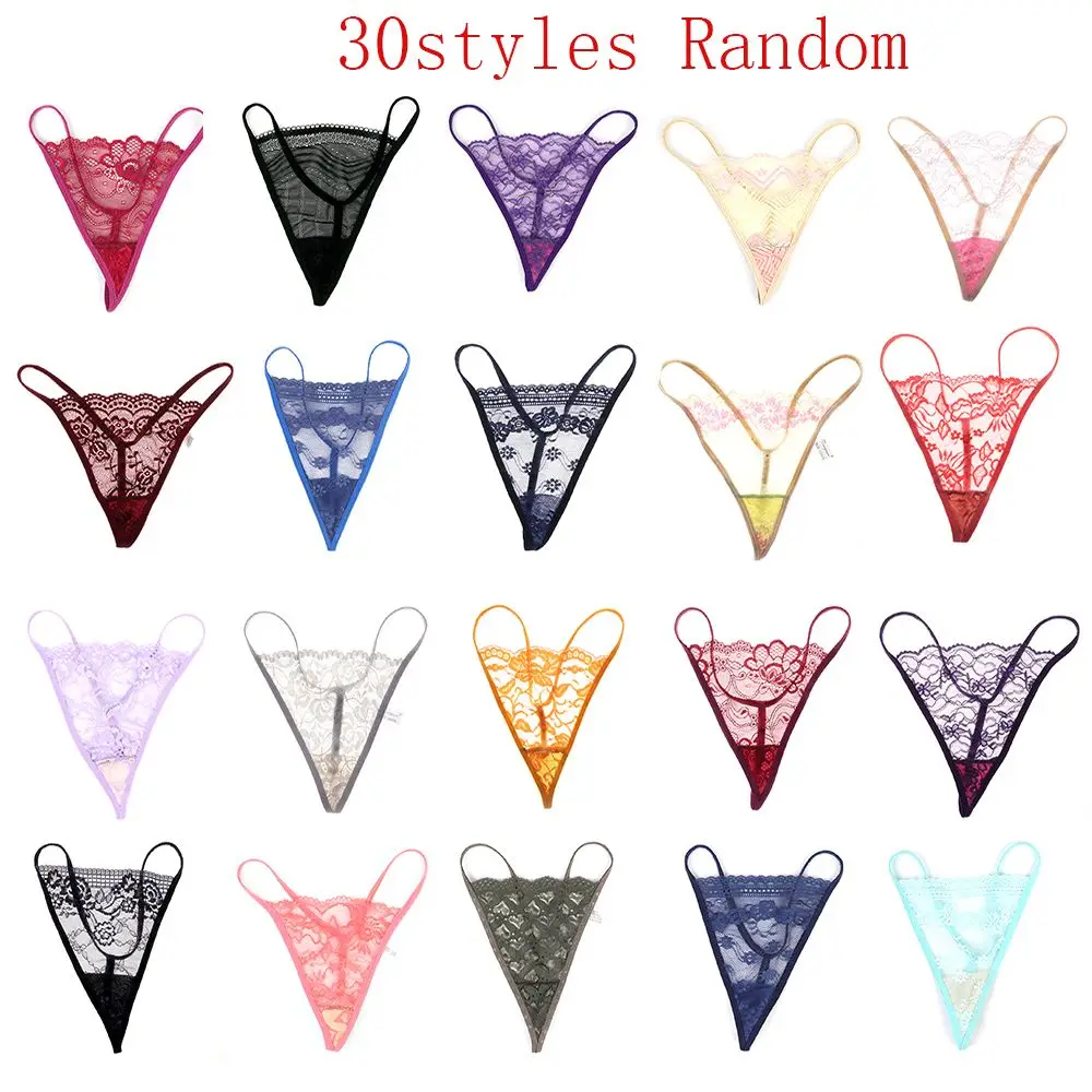 

1pcs Random New Seamless Underpants Lace Panties Low Waist Briefs G-String Sexy Lingerie