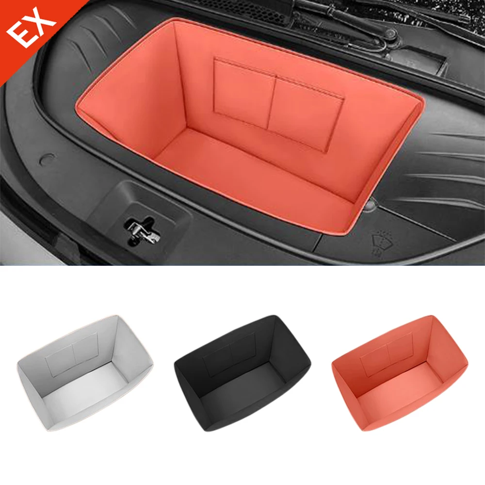 

For BYD Tang L 2025-2026 Front Compartment Mat Hood Front Storage Compartment Leather Full Surround Black Protective Pad