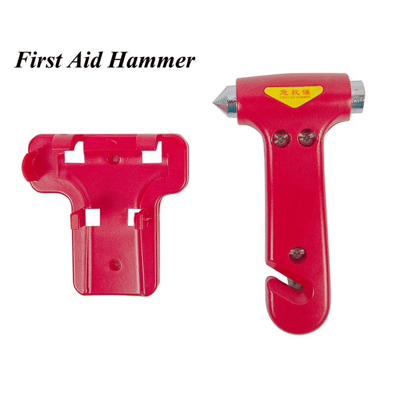 2 in 1 Universal Car Safety Hammer Escape Window Breaker Car Rescue Tool Emergency Escape Tool Seat Belt Cutter Mini Portable