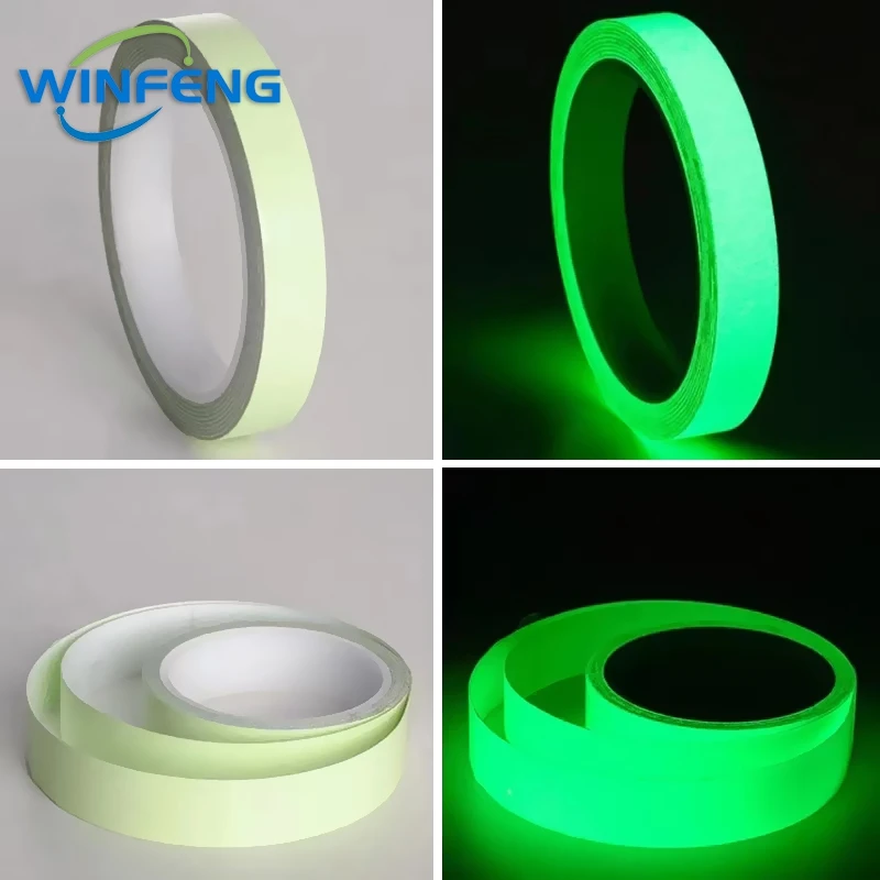 1/2/5Pcs Luminous Tape Fluorescent Night Self-adhesive Glow In Dark Sticker Safety Security Home Decoration Stairs Warning Tapes