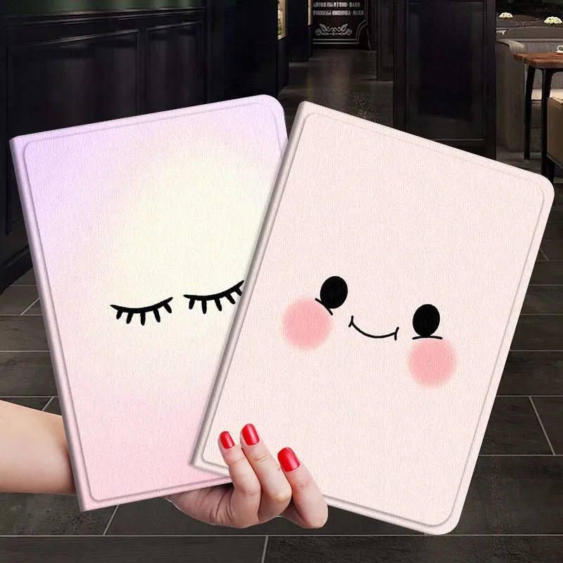 

Cute Closed Eye Lashes For Xiaoxin Lenovo Tab P12 Extreme Legion Y900 Idea Pro GT 12.1 2025 Foldable Tablet Case Gift