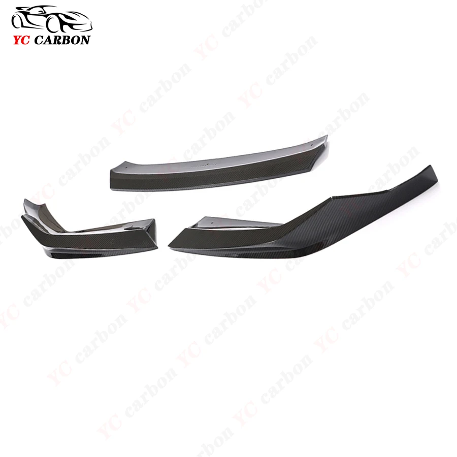 For BMW M5 F90 MP Style 2021+ High quality Carbon Fiber Car Front Bumper Diverter Spoiler Diffuser Front lip chin body kit