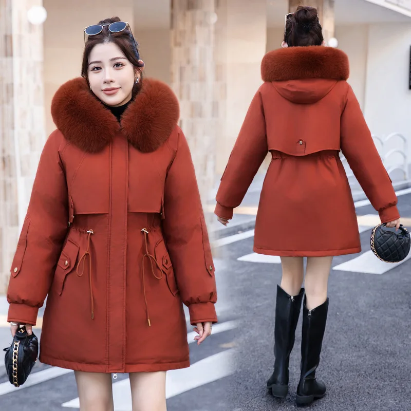 

Парки женские блестящие осенние, высококачественные, на одной пуговице, приталенные, с завязками, комфортные, уютные, с капюшоном, на молнии, с широкими вставками, с регулируемым поясом