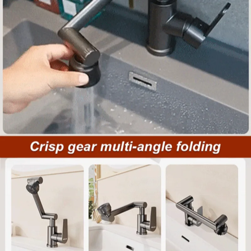 Universal Faucet Lucky Cat Faucet Basin Hot and Cold Wash Basin Wash Basin Counter Basin Bathroom Extension Faucet Aerator