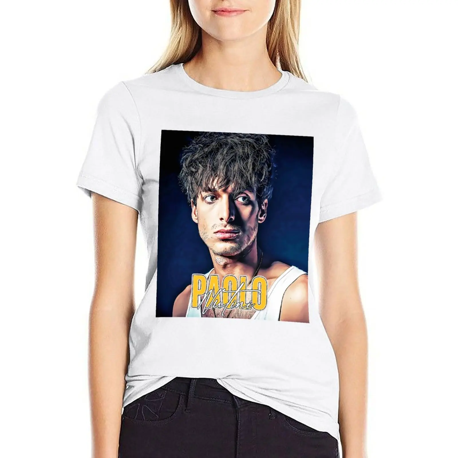 

paolo nutini T-shirt female graphics funny t shirts for Women