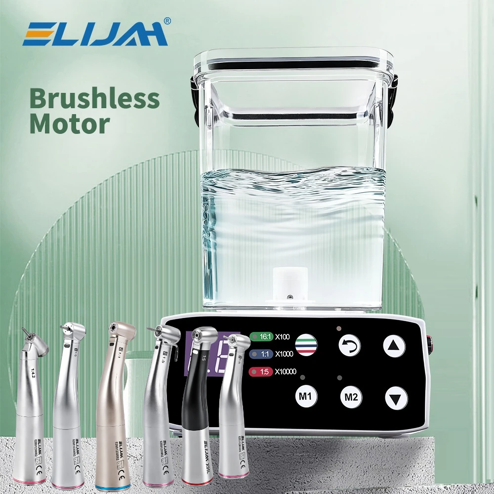 

SYJH Dental Electric Micromotor Multifunctional with Water Tank Fiber Optic Handle Internal Water Spray Electric Motor Tools