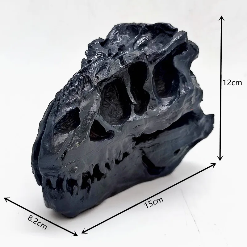 Silicone mold Halloween indoor decoration DIY resin plaster decoration for Tyrannosaurus Rex dinosaur skull specimens