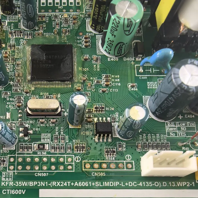 เครื่องปรับอากาศใหม่บอร์ดคอมพิวเตอร์KFR-35W/BP3N1-(RX62T+41560).D.13.WP2-1 KFR-35W/BP3N1-(RX24T+A6061+SLlMDlP-L+DC-4135-O)