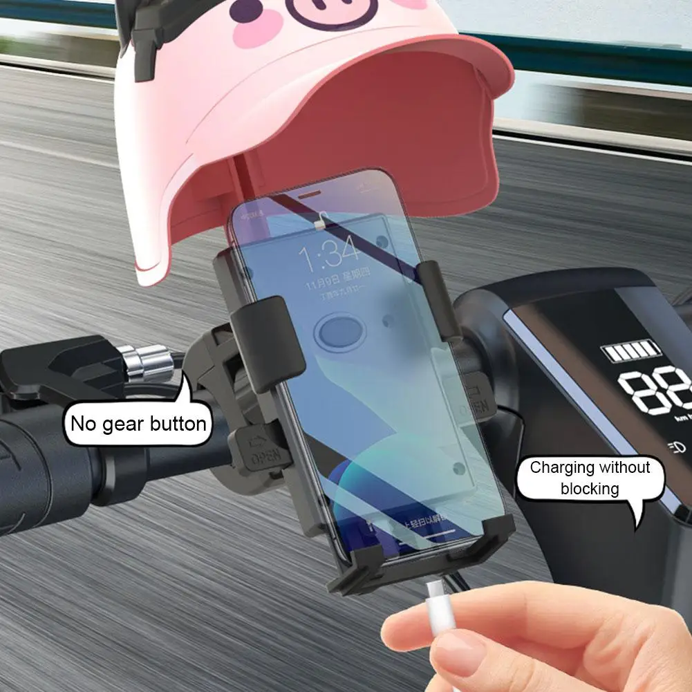 

Компактный держатель для шлема, портативный мини-телефон, велосипедный зонт, солнцезащитные аксессуары для телефона, кронштейн, водонепроницаемый навигатор V8J1