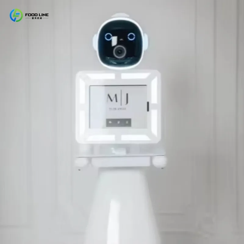 Customized Intelligent Photography Robot with Automatic Rotation Camera, Equipped with High-speed Shooting for Party Photo Booth