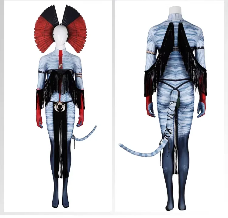 

Костюм для косплея Fire Varang, комбинезон с головным убором, полный комплект, женская одежда Avata Varang, карнавальный костюм для маскировки на Хэллоуин