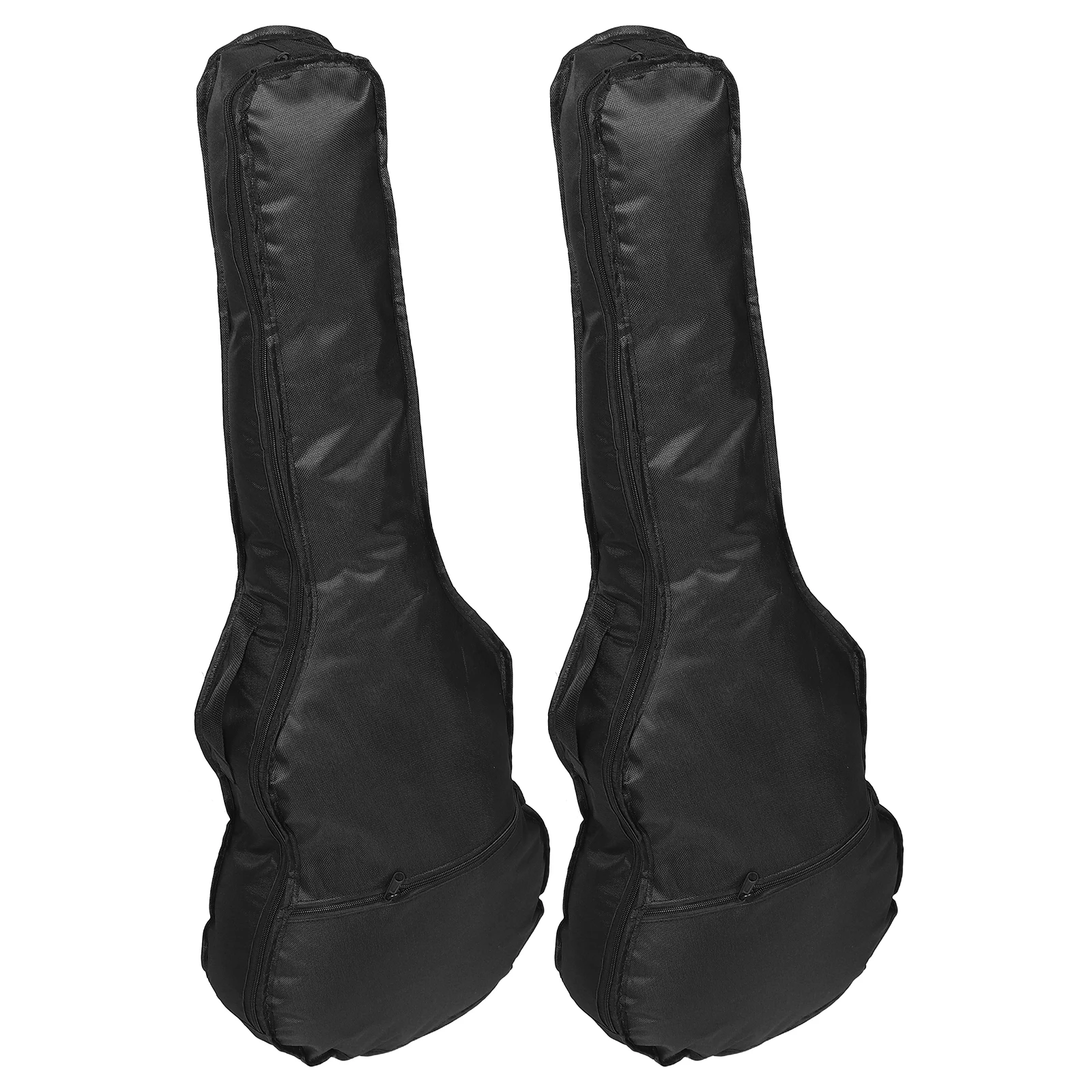 

2 Pcs Guitar Bag Folk Case Electric Cases Bags Base Carrying Storage Accessories