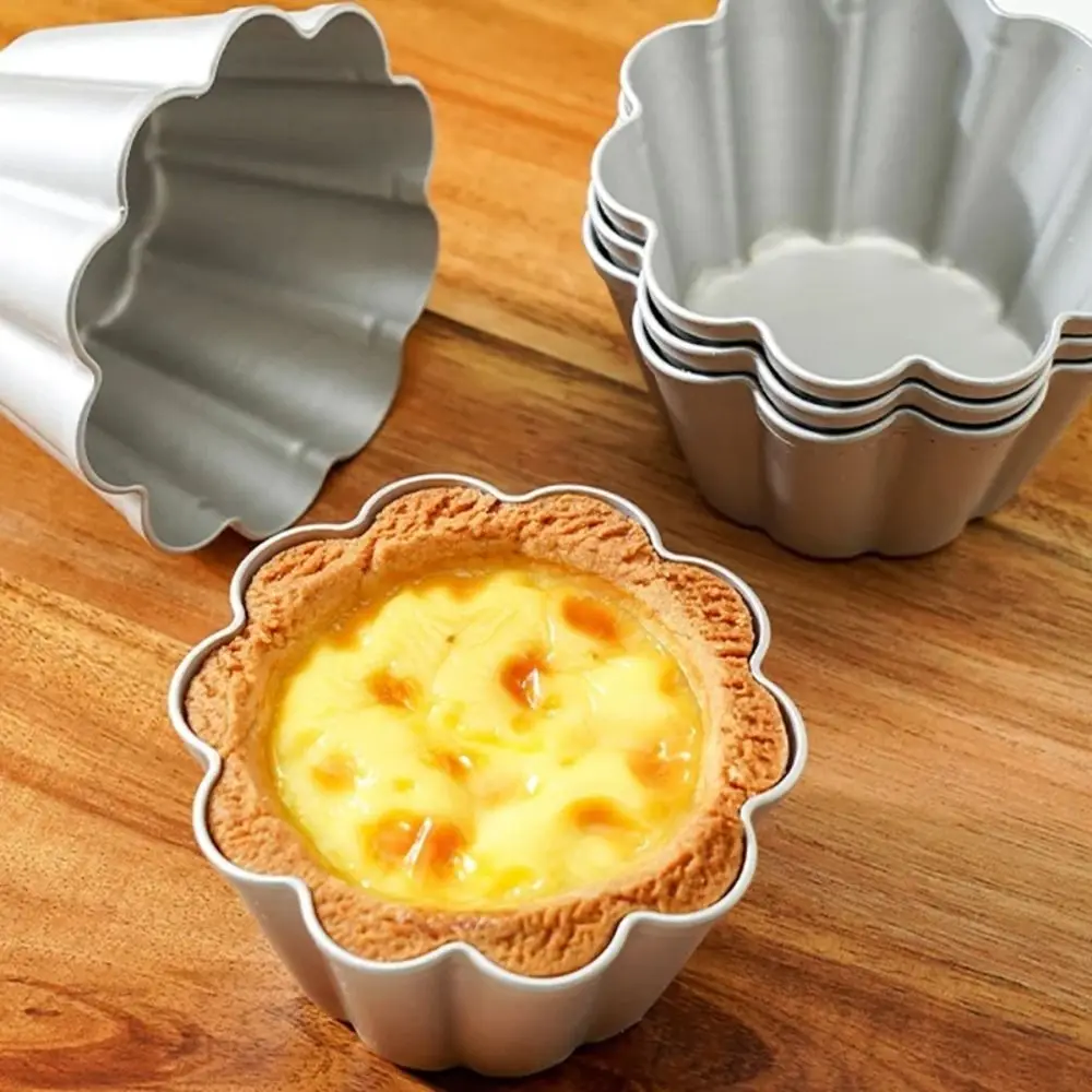 Fashion Aluminum Alloy Pudding Cup Mold Fast Heat-Up Mini Cake Mold Non-stick Baking Mold Kitchen