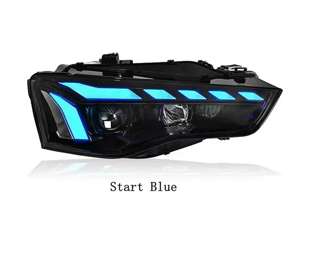 Car Lights for Audi A4 S4 2013-2016 RS4 LED Auto Headlights Assembly Upgrade 2023 Newest Style Design LHD RHD Accessories