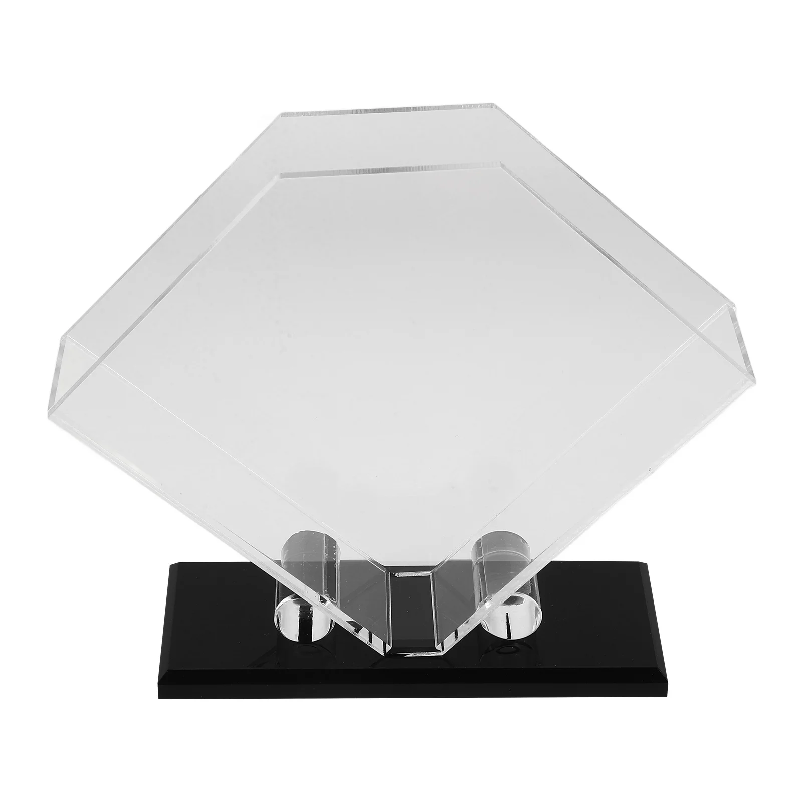 

Clear Acrylic Napkin Rack Standing Holder for Dining Table Cocktail Dinner Paper Tissues Dispenser Home Kitchen Accessory