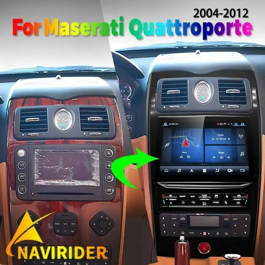 Yes Car Android Radio GPS Navigation Stereo Blu-Ray Screen For Maserati Quattroporte 2004-2012 CarPlay Multimedia Video Player