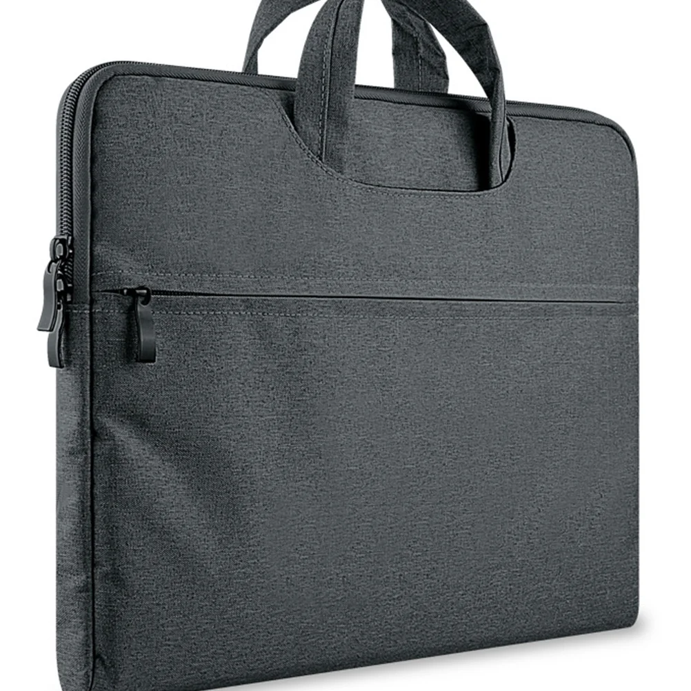 

11.6 Inches Laptop Bag Dark Gray Durable Cloth Material Shockproof Scratch Resistant Organizer Portable Computer Pouch Notebook