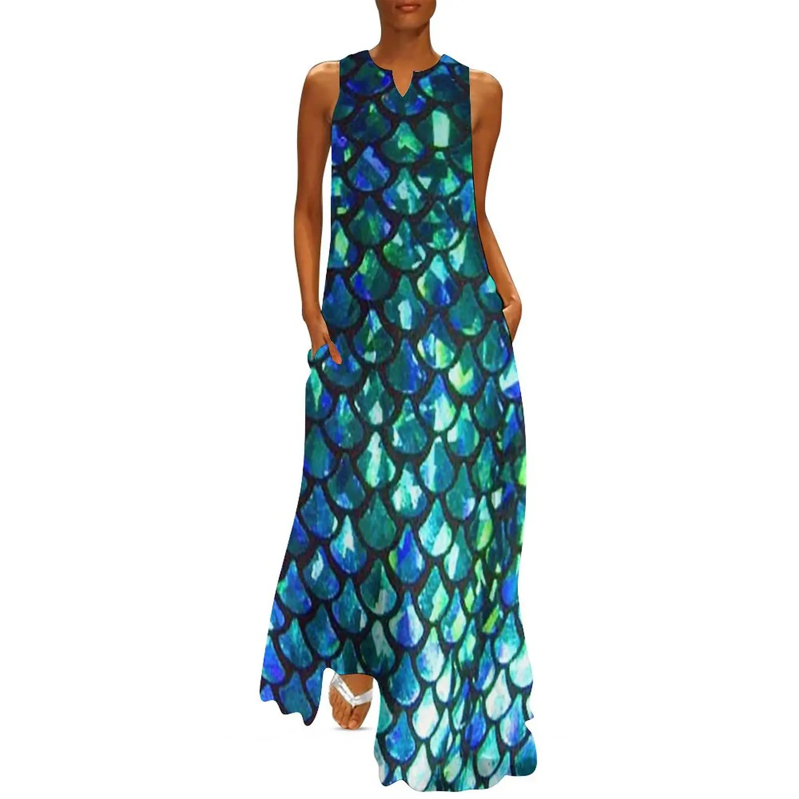 MERMAID fish scales & shimmery glimmer! Long Dress Long veiled dresses dress for women women's fashion dresses