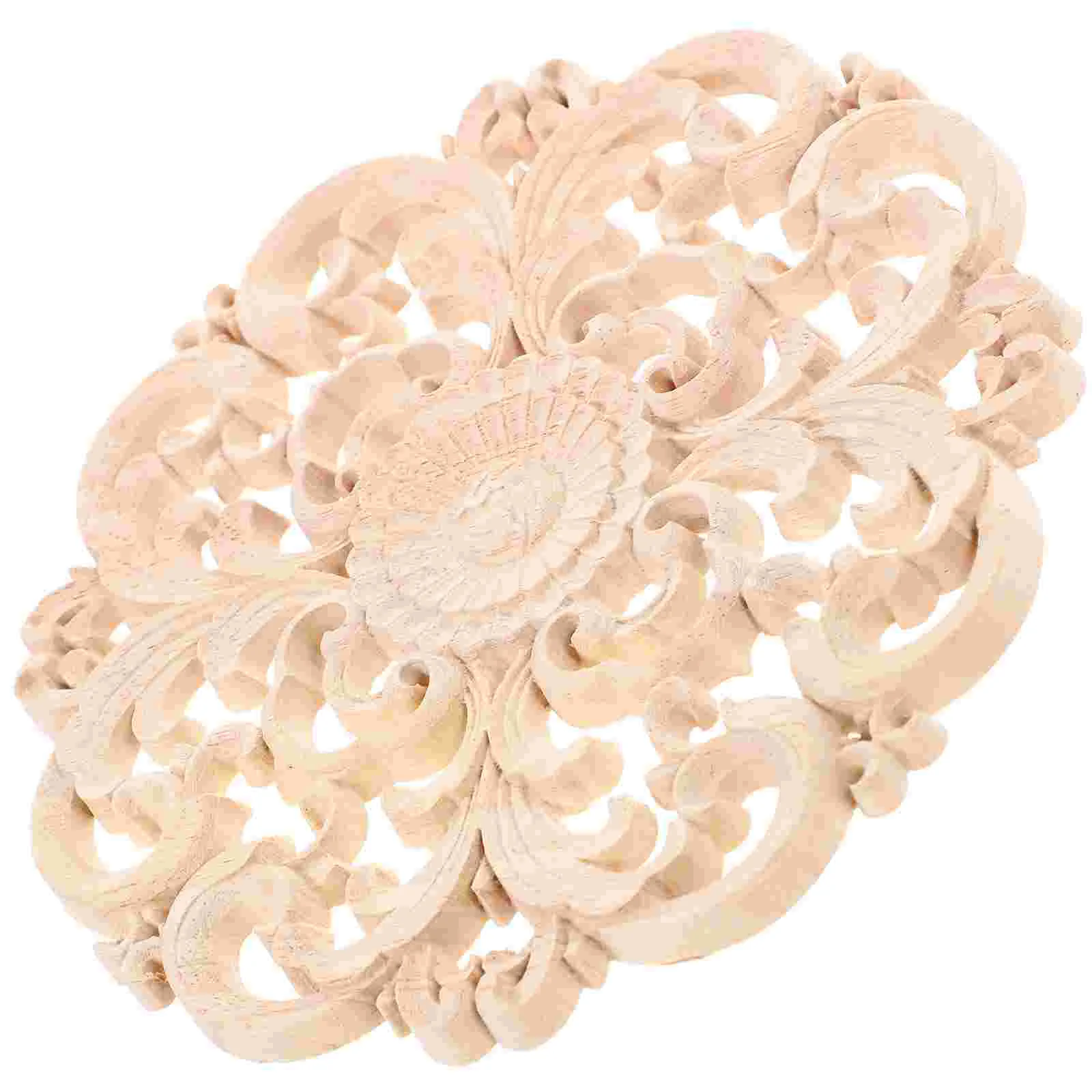 

Decorations Ornaments for Crafts Table Mirror Wooden Aesthetic Room Carved Onlay