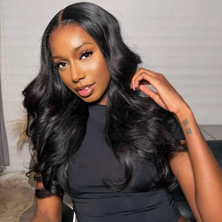 13x4 HD شفافة السويسري الدانتيل شعر مستعار أمامي البرازيلي الشعر البشري الطبيعي الأسود قبل قطعها شعري ابيض عقدة الدانتيل شعر مستعار أمامي