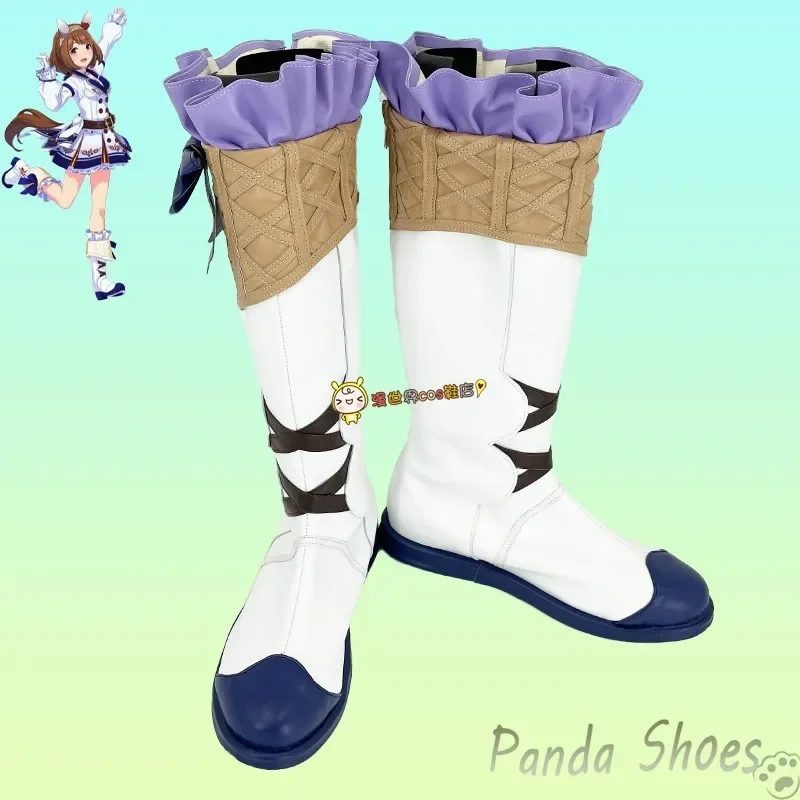 

Umamusume Pretty Derby Yukino Bijin Обувь для косплея Аниме Игра Cos Длинные сапоги Косплей Костюм Опора Обувь для Con Halloween Party