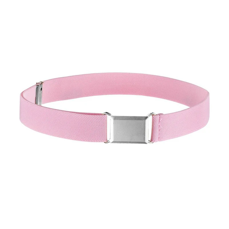 1 stücke Kinder Elastische Gürtel Junge Mädchen Einstellbare Elastische Leinwand Bund Stretch Taille Gürtel Mit Schnalle Student Gürtel Neutral gürtel – Detail 8