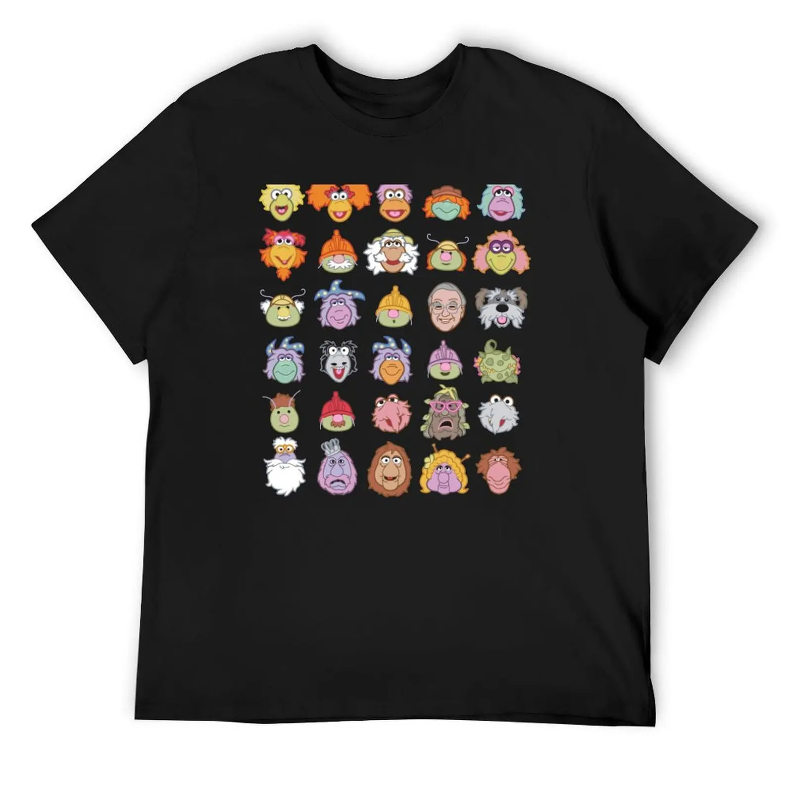 

Fraggle Rock T-Shirt plus size tops Short sleeve tee black t shirts for men