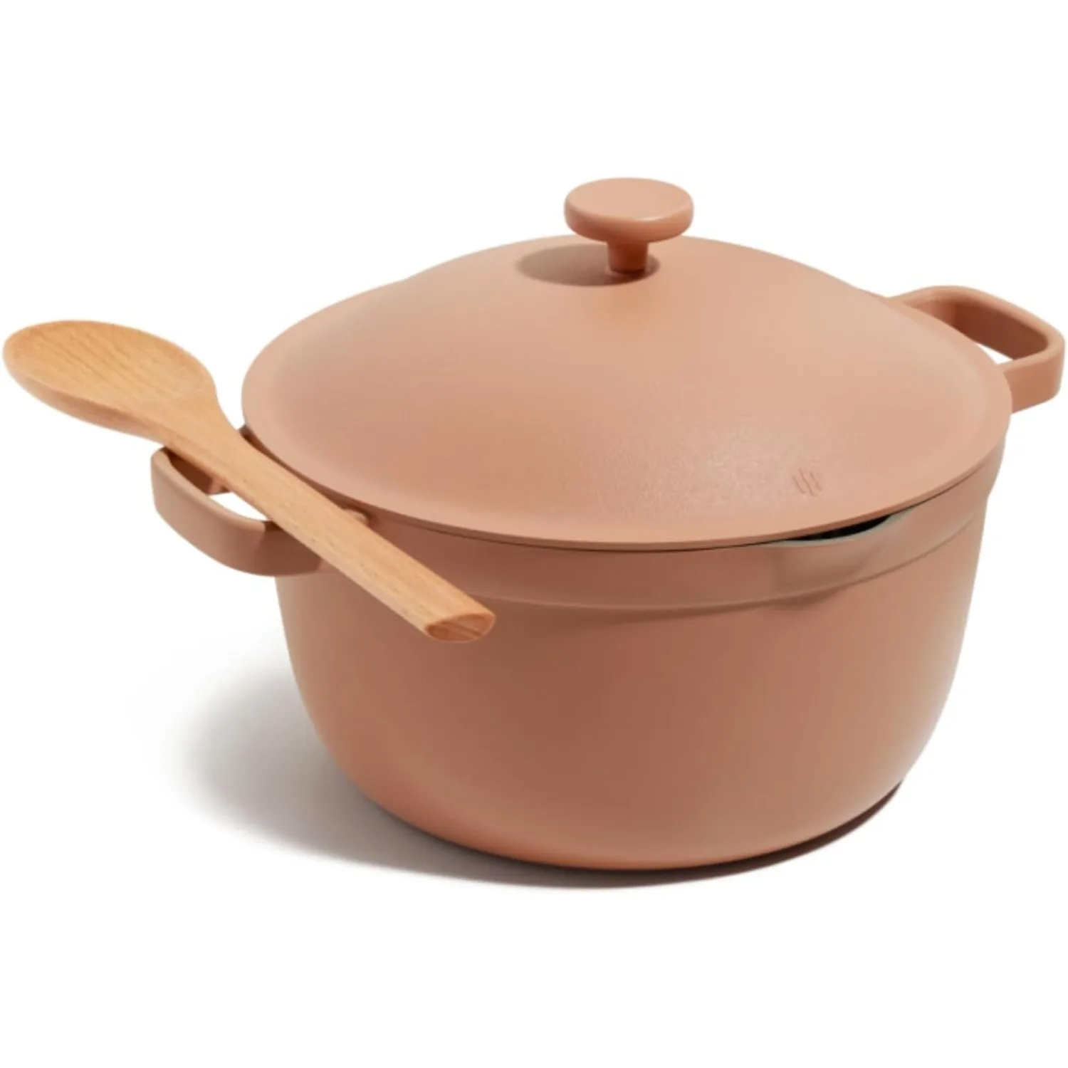 

Our Place Perfect Pot 5.5 Qt. Nonstick Ceramic Sauce Pan with Lid Versatile Cookware Stovetop and Oven Steam Bake Braise Spice