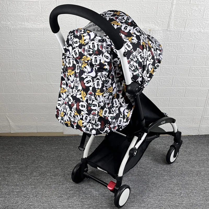 Kinderwagen Kapuze & Matratze für Babyyoya Babytime Oxford Stoff Rücken Reiß verschluss Tasche Kinderwagen Zubehör Grad Kapuze Kissen