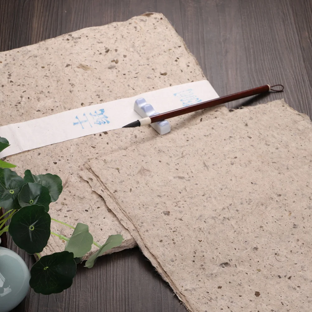 

1pcs 50 Sheets Handmade Paper Vintage Textured Rice Craft Chinese Writing Calligraphy Painting Scrapbook Supplies