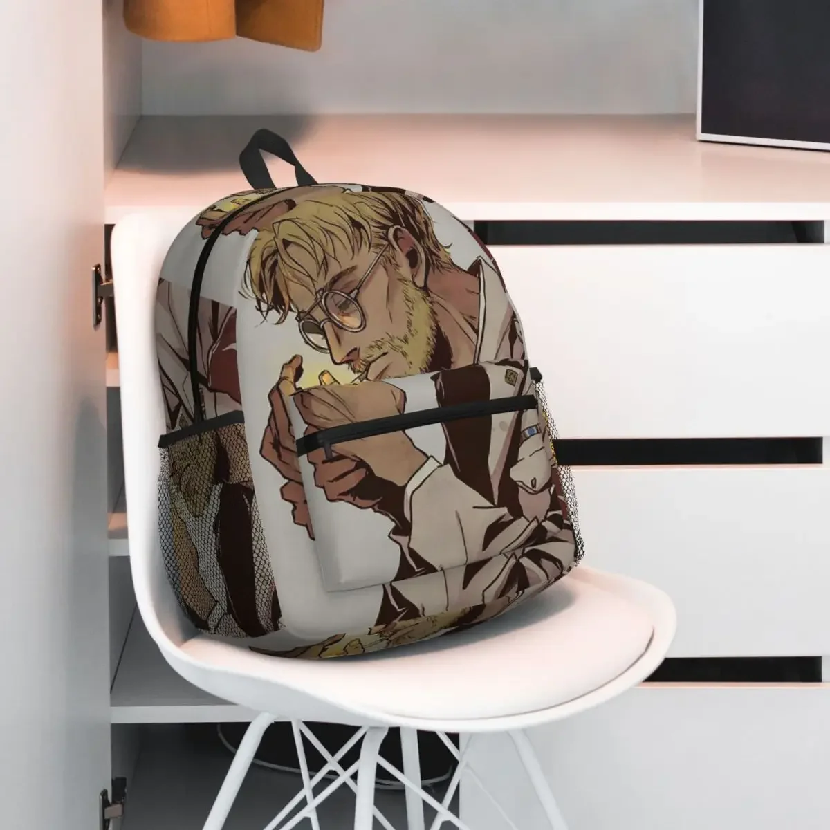 Attack On Titan Zeke Yeager Student Backpack School Bag Hiking Travel Daypack for Men Women Fashion Bookbag Shoulder Bags