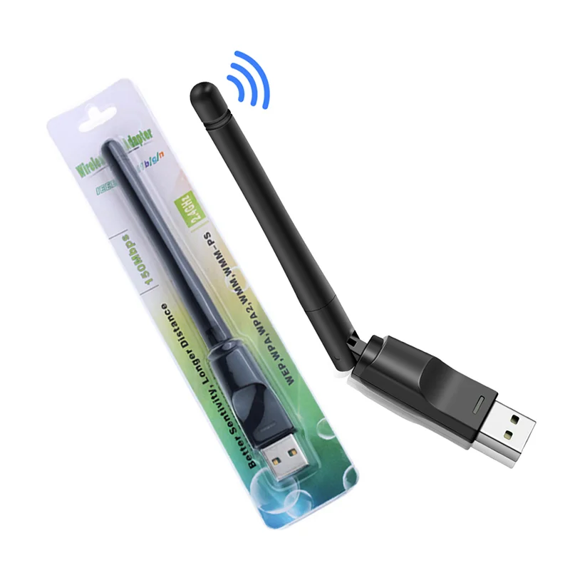 MT7601 Mini USB WiFi Adapter RTL8188 Wireless Network Card 150Mbps  Wi-Fi Receiver Dongle for PC Desktop Laptop 2.4GHz