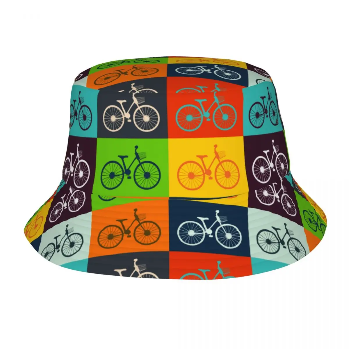 Bicycle Retro Styled Bike Bob Hats for Woman Summer Field Hat Stylish Lightweight for Hiking Fishing Caps Getaway Headwear