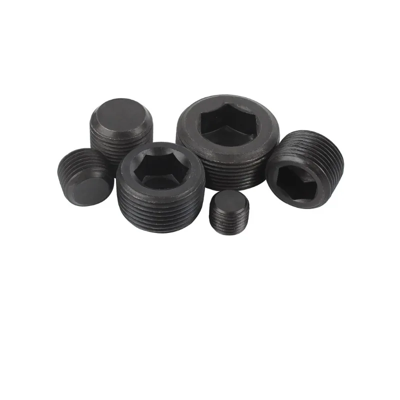 Blackened Hex Plug Grade 4.8 Hexagon Socket Cap M6 M8 M10 M12 M14 M16-M30 Bolt 1/8 1/4 3/8 1/2 3/4 1-1/4 1-1/2 1/16