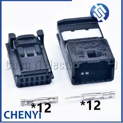 12 Pin Automotive connectors Car reading lights map light plug With pins 1379662-1 1379675-1 1379662 1379675 For Renault